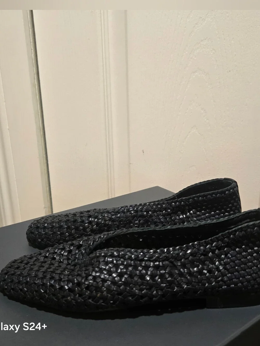 The Mylie Ballet Flat in Handwoven Leather